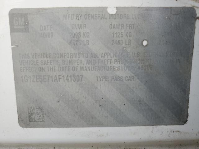 1G1ZE5E71AF141307 - 2010 CHEVROLET MALIBU LTZ 白色 照片 12