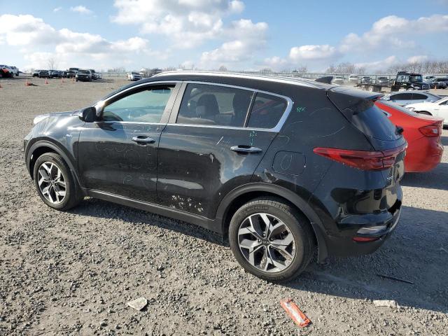 KNDPNCAC5L7714597 - 2020 KIA SPORTAGE EX BLACK photo 2