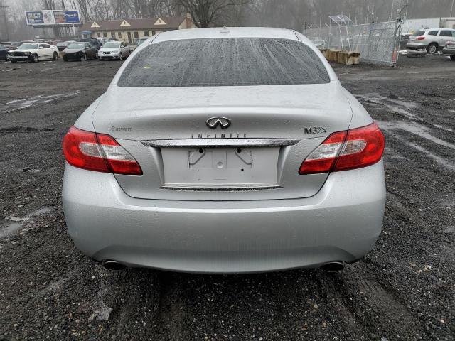 JN1BY1AR5CM391232 - 2012 INFINITI M37 X SILVER photo 6