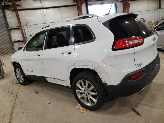 1C4PJLDS3EW103975 - 2014 JEEP CHEROKEE LIMITED WHITE photo 2