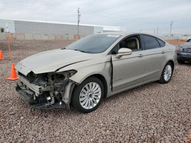 3FA6P0LU3FR161140 - 2015 FORD FUSION SE HYBRID TAN photo 1