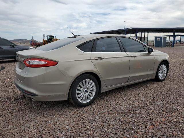 3FA6P0LU3FR161140 - 2015 FORD FUSION SE HYBRID TAN photo 3