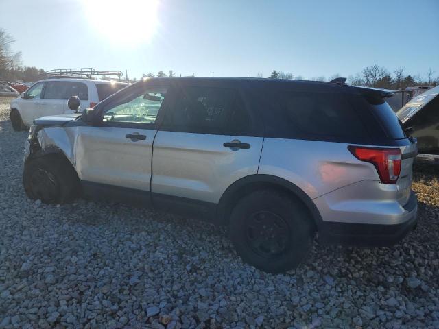 1FM5K8AT6JGB68480 - 2018 FORD EXPLORER POLICE INTERCEPTOR ვერცხლისფერი ფოტო 2