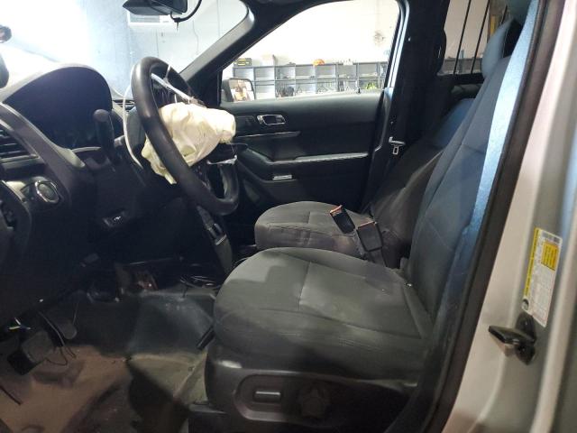 1FM5K8AT6JGB68480 - 2018 FORD EXPLORER POLICE INTERCEPTOR ვერცხლისფერი ფოტო 7