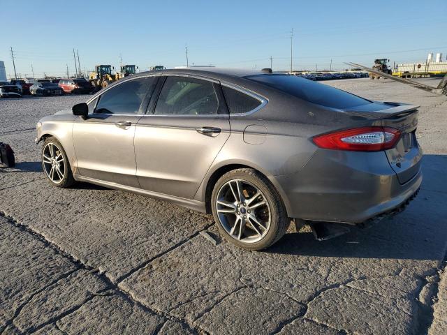 3FA6P0K95DR200465 - 2013 FORD FUSION TITANIUM Gris foto 2