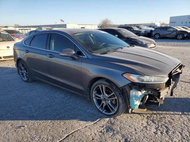 3FA6P0K95DR200465 - 2013 FORD FUSION TITANIUM Gris foto 4