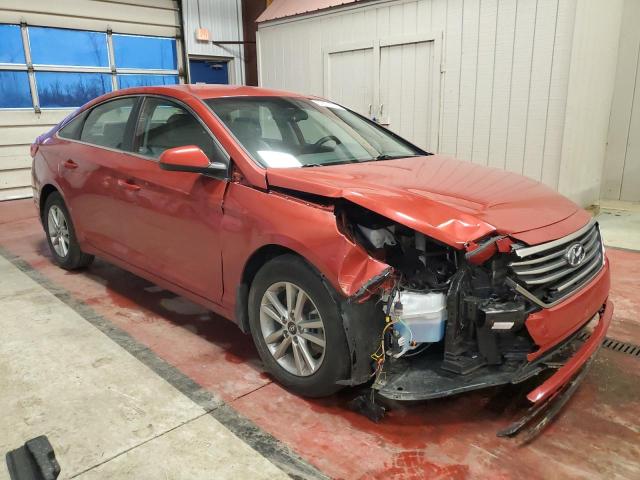 5NPE24AF1HH551840 - 2017 HYUNDAI SONATA SE RED photo 4