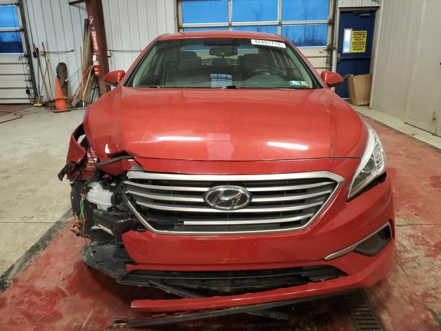 5NPE24AF1HH551840 - 2017 HYUNDAI SONATA SE RED photo 5