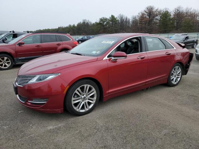 3LN6L2LU5FR608225 - 2015 LINCOLN MKZ HYBRID RED photo 1