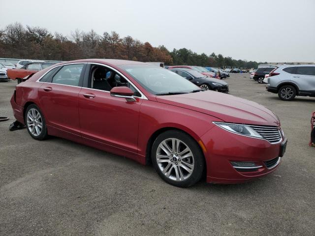 3LN6L2LU5FR608225 - 2015 LINCOLN MKZ HYBRID RED photo 4