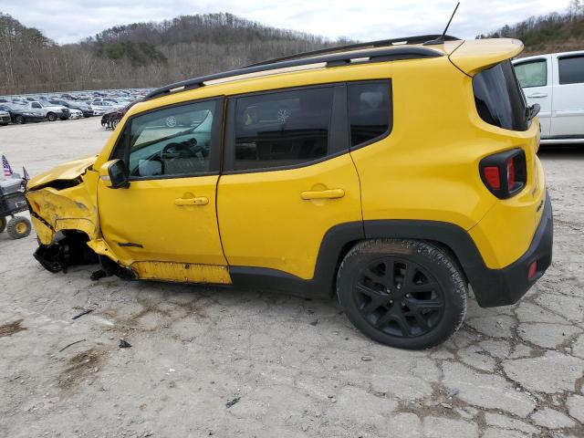 ZACCJBBB1HPF06849 - 2017 JEEP RENEGADE LATITUDE YELLOW photo 2