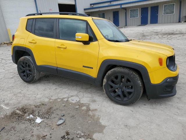 ZACCJBBB1HPF06849 - 2017 JEEP RENEGADE LATITUDE YELLOW photo 4