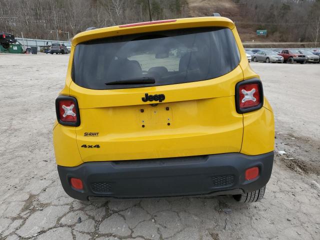 ZACCJBBB1HPF06849 - 2017 JEEP RENEGADE LATITUDE YELLOW photo 6