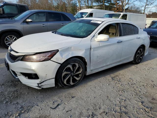 1HGCR2F09GA057762 - 2016 HONDA ACCORD EX WHITE photo 1