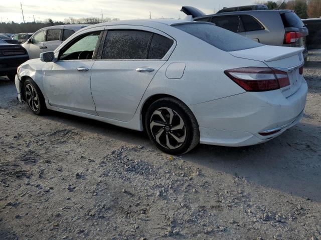 1HGCR2F09GA057762 - 2016 HONDA ACCORD EX WHITE photo 2