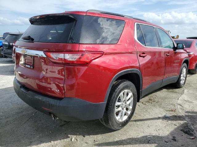 1GNERGKW9LJ103526 - 2020 CHEVROLET TRAVERSE LT RED photo 3