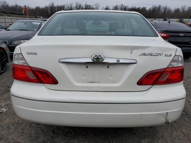 4T1BF28B83U335248 - 2003 TOYOTA AVALON XL WHITE photo 6