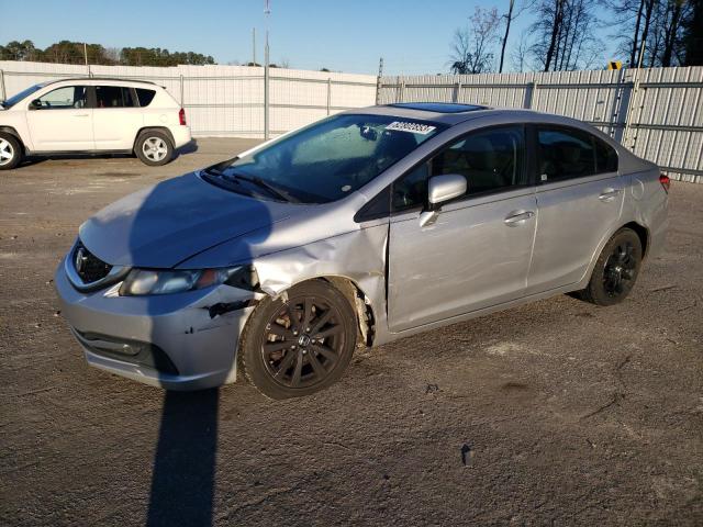 19XFB2F85FE059252 - 2015 HONDA CIVIC EX SILVER photo 1