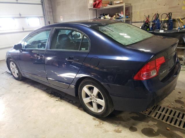 1HGFA16868L098621 - 2008 HONDA CIVIC EX BLUE photo 2