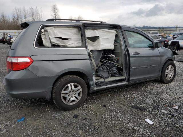 5FNRL38737B434734 - 2007 HONDA ODYSSEY EXL GRAY photo 3