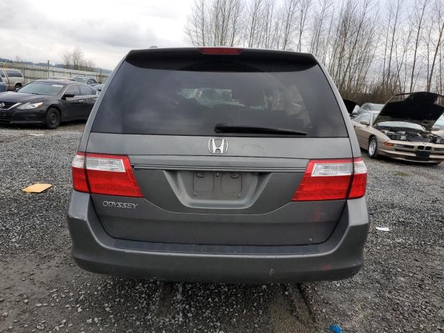 5FNRL38737B434734 - 2007 HONDA ODYSSEY EXL GRAY photo 6