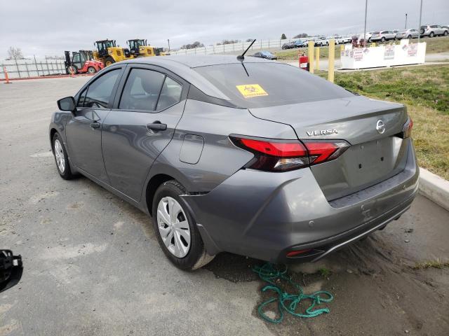 3N1CN8DV9LL903860 - 2020 NISSAN VERSA S GRAY photo 2