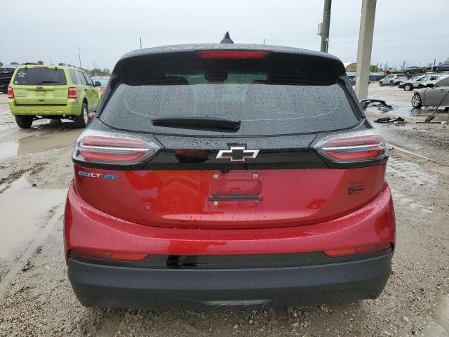 1G1FX6S02N4131087 - 2022 CHEVROLET BOLT EV 2LT RED photo 6