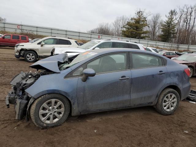 KNADM4A35G6667382 - 2016 KIA RIO LX BLUE photo 1