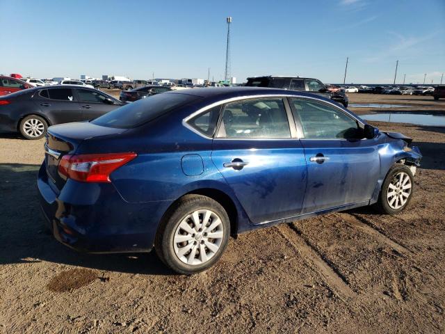 3N1AB7AP6HY283964 - 2017 NISSAN SENTRA S BLUE photo 3