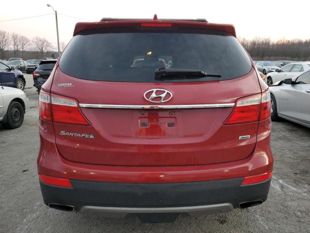 KM8SNDHF5DU013864 - 2013 HYUNDAI SANTA FE GLS RED photo 6