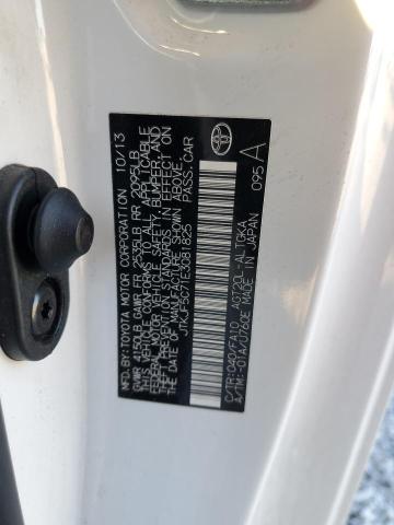 JTKJF5C71E3081825 - 2014 TOYOTA SCION TC 白色 照片 12