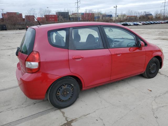 JHMGD38438S004652 - 2008 HONDA FIT RED photo 3