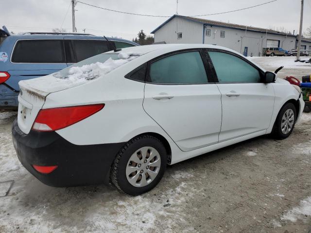 KMHCT4AE7GU060992 - 2016 HYUNDAI ACCENT SE WHITE photo 3