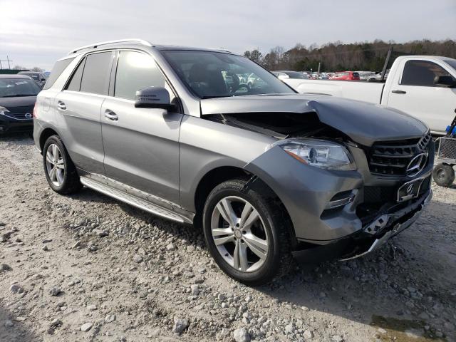 4JGDA5JB1FA599744 - 2015 MERCEDES-BENZ ML 350 SILVER photo 4