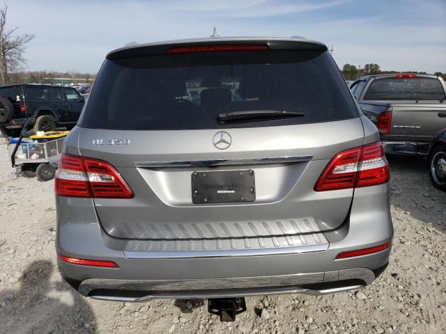 4JGDA5JB1FA599744 - 2015 MERCEDES-BENZ ML 350 SILVER photo 6