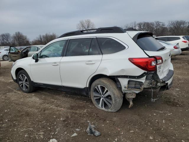 4S4BSANC0K3271889 - 2019 SUBARU OUTBACK 2.5I LIMITED WHITE photo 2