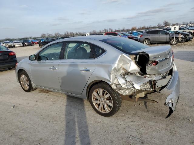 3N1AB7AP8FY298267 - 2015 NISSAN SENTRA S SILVER photo 2