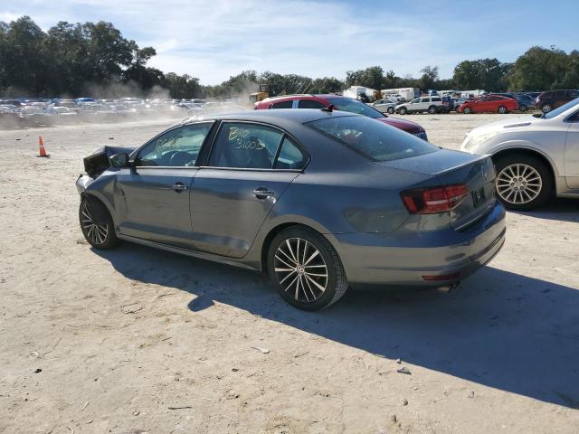 3VWD17AJ3GM296358 - 2016 VOLKSWAGEN JETTA SPORT GRAY photo 2