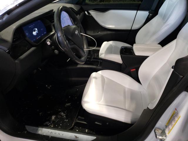 5YJSA1E22LF413176 - 2020 TESLA MODEL S თეთრი ფოტო 7