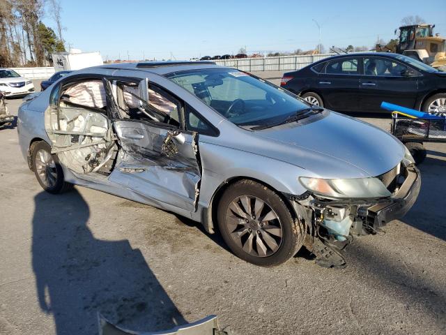 2HGFA1F93AH509128 - 2010 HONDA CIVIC EXL ვერცხლისფერი ფოტო 4