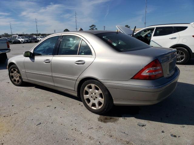 WDBRF81J85F669311 - 2005 MERCEDES-BENZ C 240 4MATIC TAN photo 2