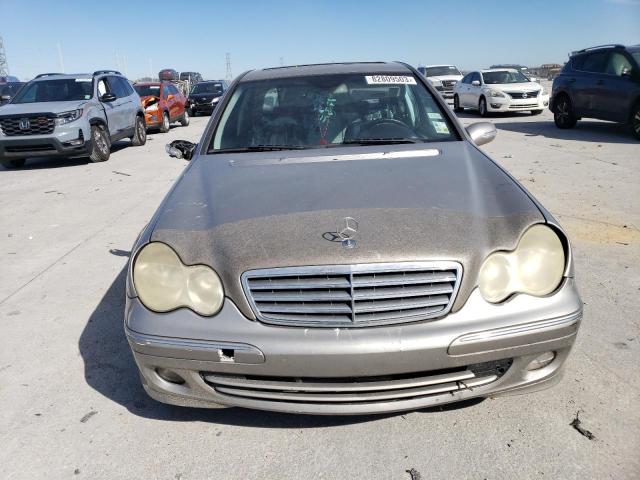 WDBRF81J85F669311 - 2005 MERCEDES-BENZ C 240 4MATIC TAN photo 5