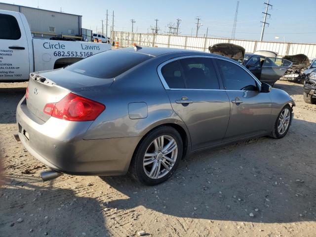 JN1CV6AP9AM402559 - 2010 INFINITI G37 BASE GRAY photo 3