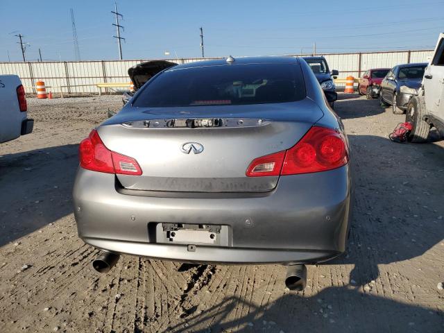 JN1CV6AP9AM402559 - 2010 INFINITI G37 BASE GRAY photo 6