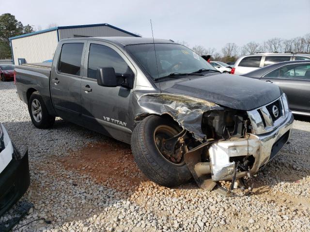 1N6BA0ED1BN311506 - 2011 NISSAN TITAN S GRAY photo 4