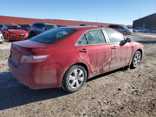 4T1BE46K07U159691 - 2007 TOYOTA CAMRY CE RED photo 3