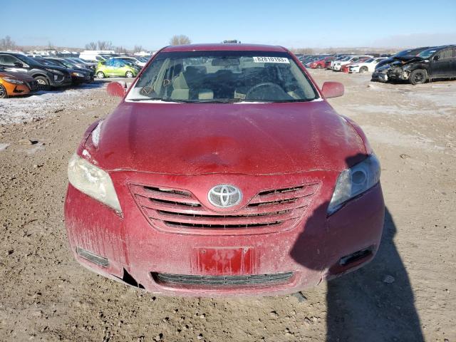 4T1BE46K07U159691 - 2007 TOYOTA CAMRY CE RED photo 5