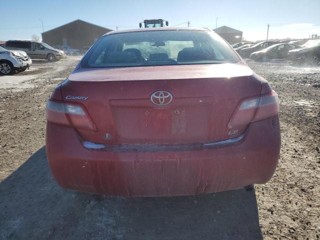 4T1BE46K07U159691 - 2007 TOYOTA CAMRY CE RED photo 6