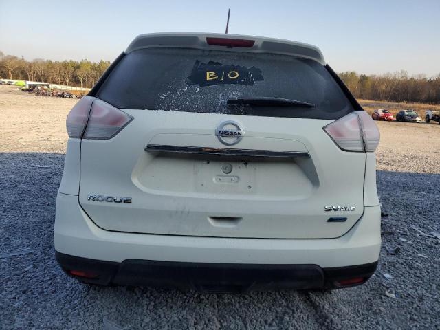 5N1AT2MV4EC777649 - 2014 NISSAN ROGUE S WHITE photo 6