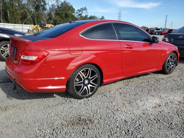 WDDGJ4HB7EG285194 - 2014 MERCEDES-BENZ C 250 RED photo 3